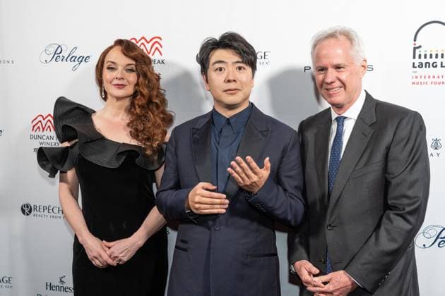 March 4, 2026, Bronx, New York, USA: Melissa Errico, Lang Lang, Patrick McEnroe attend Lang Lang International Music Foundation bi-annual gala at Metropolitan Club in New York, NY on March 4, 2026. Bronx USA - ZUMAr339 20260304_znp_r339_041 Copyright: xLevxRadinx