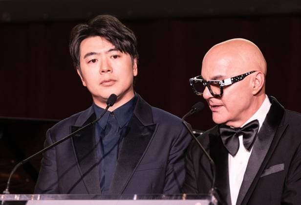 March 4, 2026, Bronx, New York, USA: Lang Lang and Leszek Lukas Barwinski Brown speak during awards presentation at Lang Lang International Music Foundation bi-annual gala at Metropolitan Club in New York, NY on March 4, 2026. Bronx USA - ZUMAr339 20260304_znp_r339_071 Copyright: xLevxRadinx