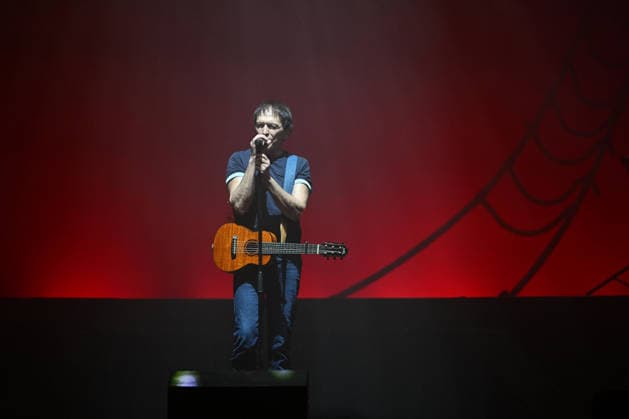 I Muvrini In Concert - Paris I Muvrini, Jean-François Bernardini performs at the l Olympia in Paris, France on March 4, 2026. Photo by Christophe Meng ABACAPRESS.COM Paris France  Copyright: xMengxChristophe ABACAx