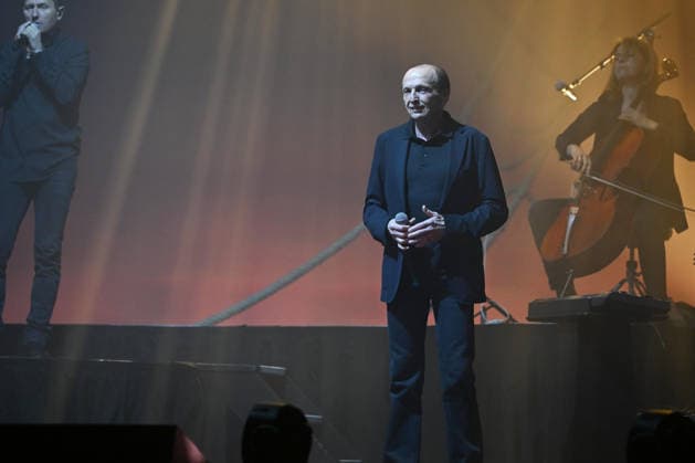 I Muvrini In Concert - Paris I Muvrini, Alain Bernardini performs at the l Olympia in Paris, France on March 4, 2026. Photo by Christophe Meng ABACAPRESS.COM Paris France  Copyright: xMengxChristophe ABACAx