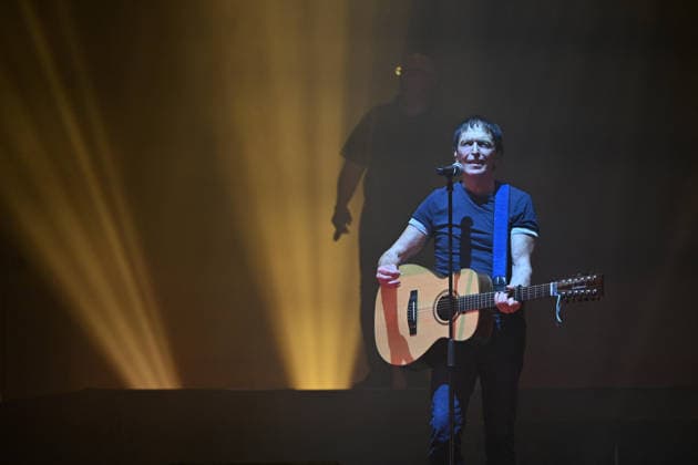 I Muvrini In Concert - Paris I Muvrini, Jean-François Bernardini performs at the l Olympia in Paris, France on March 4, 2026. Photo by Christophe Meng ABACAPRESS.COM Paris France  Copyright: xMengxChristophe ABACAx