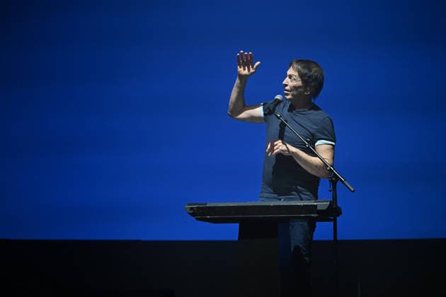 I Muvrini In Concert - Paris I Muvrini, Jean-François Bernardini performs at the l Olympia in Paris, France on March 4, 2026. Photo by Christophe Meng ABACAPRESS.COM Paris France  Copyright: xMengxChristophe ABACAx