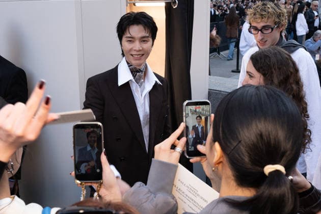 PFW - Acne Studios Photocall Johnny, Seo Yeongho attends the Acne Studios WI26 Show as part of Paris Fashion Week on March 04, 2026 in Paris, France. Photo by Laurent Zabulon ABACAPRESS.COM Paris France  Copyright: xZabulonxLaurent ABACAx