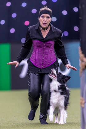 March 5, 2026, Birmingham, West Midlands, UK: Birmingham, UK. A collie with its holder take part in Heelwork to Music Competition at the NEC Birmingham venue during the annual Crufts Dog Show. The event, which has been running since 1891, is considered to be the largest show of it s kind in the world. Birmingham UK  - ZUMAl94_ 20260305_zaf_l94_049 Copyright: xMarcinxNowakx