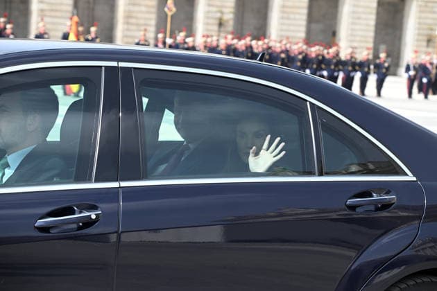 The King and Queen receive with honors the Grand Dukes of Luxembourg at the Royal Palace King Felipe VI and Queen Letizia on their arrival at the reception with honors for the Grand Dukes of Luxembourg at the Royal Palace, on March 5, 2026, in Madrid Spain The Grand Dukes of Luxembourg began their reign in October of last year, following the abdication of Henry of Luxembourg in favor of his son KING DUCHESSES DUKE OF LUXEMBOURG José Madrid Madrid Madrid Spain  Copyright: xJosÃ xOlivax 7340159