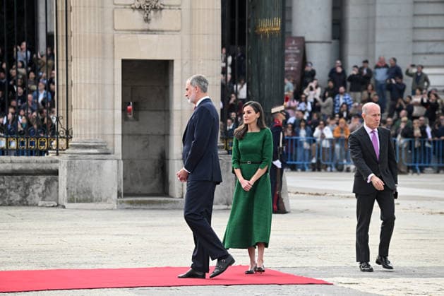 The King and Queen receive with honors the Grand Dukes of Luxembourg at the Royal Palace King Felipe VI and Queen Letizia on their arrival at the reception with honors for the Grand Dukes of Luxembourg at the Royal Palace, on March 5, 2026, in Madrid Spain The Grand Dukes of Luxembourg began their reign in October of last year, following the abdication of Henry of Luxembourg in favor of his son KING DUCHESSES DUKE OF LUXEMBOURG José Madrid Madrid Madrid Spain  Copyright: xJosÃ xOlivax 7340163