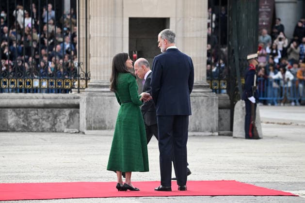 King Felipe VI and Queen Letizia during the reception with honors to the Grand Dukes of Luxembourg at the Royal Palace, on March 5, 2026, in Madrid Spain The Grand Dukes of Luxembourg began their reign in October last year, following the abdication of Henry of Luxembourg in favor of his son KINGDOM DUKE DUKE OF LUXEMBOURG José Madrid Madrid Madrid Spain  Copyright: xJosÃ xOlivax 7340164