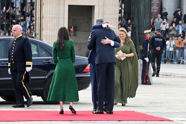 King Felipe VI and Queen Letizia receive William V of Luxembourg and Stéphanie de Lannoy at the Royal Palace, on March 5, 2026, in Madrid Spain The Grand Dukes of Luxembourg began their reign in October last year, following the abdication of Henry of Luxembourg in favor of his son KINGDOM DUCHESSES LUXEMBOURG @oliwan JOSE OLIVA 05 03 2026 Madrid Madrid Madrid Espana  Copyright: x@oliwanx xJOSExOLIVAx 7340173