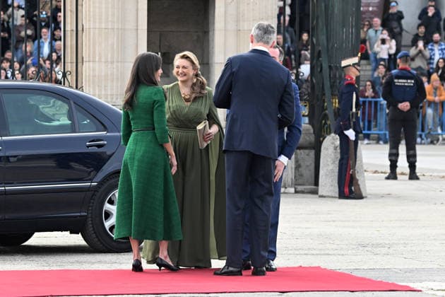 King Felipe VI and Queen Letizia receive William V of Luxembourg and Stéphanie de Lannoy at the Royal Palace, on March 5, 2026, in Madrid Spain The Grand Dukes of Luxembourg began their reign in October last year, following the abdication of Henry of Luxembourg in favor of his son KINGDOM DUCHESSES LUXEMBOURG @oliwan JOSE OLIVA 05 03 2026 Madrid Madrid Madrid Espana  Copyright: x@oliwanx xJOSExOLIVAx 7340175