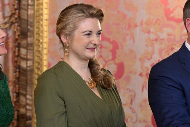 The King and Queen of Spain host a luncheon in honor of the Grand Dukes of Luxembourg at the Royal Palace Stéphanie de Lannoy during the reception held before the luncheon held at the Royal Palace, on March 5, 2026, in Madrid Spain  Copyright: xJosÃ xOlivax 7340546