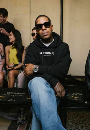 Kid Cudi at the Off White Ready to Wear Fall Winter 2026 2027 Collection show at Henri IV High School during Paris Fashion Week, on March 5th, 2026 Sam Delpech Bestimage Off White Fashion Show Ready to Wear Fall Winter 2026 2027 Collection, at Henri IV High School during Paris Fashion Week, on March 5th, 2026 Paris France  Copyright: xSamxDelpechx xBestimagexSamxDelpechx xBestimagex