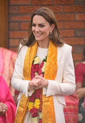 The Princess visits Shreeji Dham Haveli. Shreeji Dham Haveli is a Hindu Temple dedicated to the teachings of Shrimad Vallabhacharya Mahaprabhuji, serving the local Vaishnav community. The Haveli offers a tranquil space for worship and community activities, including yoga classes, language lessons, and musical programs. With a focus on community engagement, Shreeji Dham Haveli encourages participation from all ages and backgrounds, fostering a dynamic and inclusive environment Featuring: Catherine, Princess of Wales Where: Leicester, United Kingdom When: 05 Mar 2026 Credit: Cover Images EDITORIAL USE ONLY. NOT FOR USE BY NEWSPAPERS BASED IN THE UK. Copyright: xx coverimg55530102
