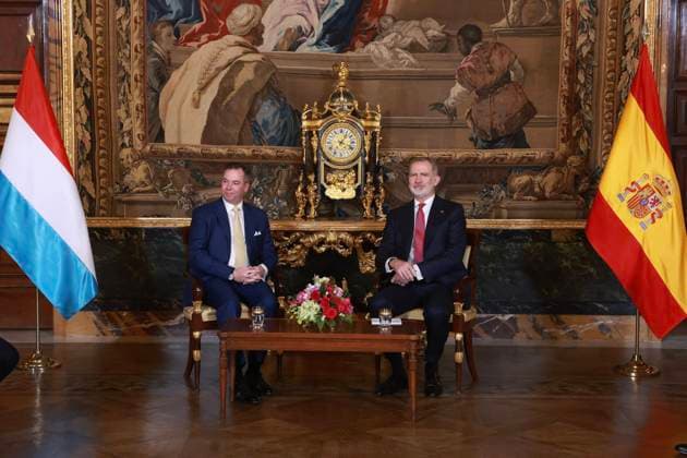 Spanish King Felipe VI and , Guillaume, Grand Duke of Luxembourg ,in Madrid, Spain, on Thursday, 5 March 2026. Cordon Press 