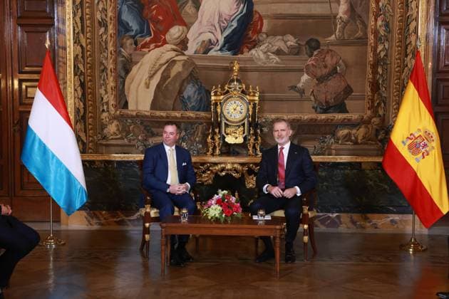 Spanish King Felipe VI and , Guillaume, Grand Duke of Luxembourg ,in Madrid, Spain, on Thursday, 5 March 2026. Cordon Press 