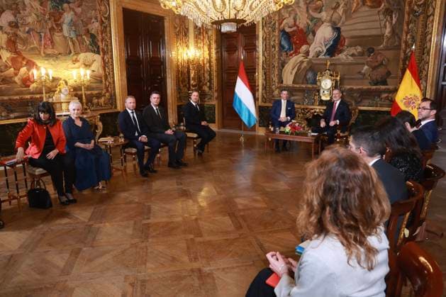 Spanish King Felipe VI and , Guillaume, Grand Duke of Luxembourg ,in Madrid, Spain, on Thursday, 5 March 2026. Cordon Press 