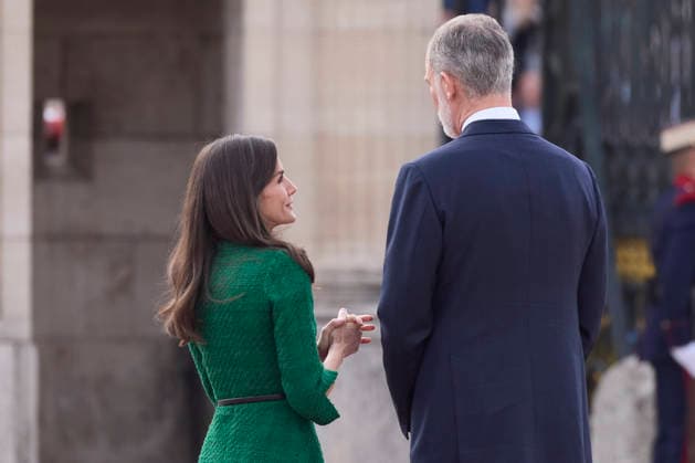 March 5, 2026, Madrid, Madrid, Spain: KING FELIPE VI of SPAIN and QUEEN LETIZIA of SPAIN receive GRAND DUKE GUILLAUME of LUXEMBOURG and GRAND DUCHESS STEPHANIE of LUXEMBOURG Madrid Spain  - ZUMAc260 20260305_zep_c260_004 Copyright: xMikexChicorrox