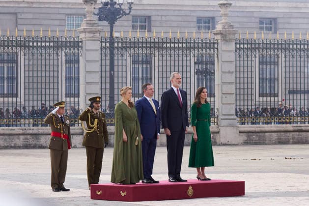 March 5, 2026, Madrid, Madrid, Spain: KING FELIPE VI of SPAIN and QUEEN LETIZIA of SPAIN receive GRAND DUKE GUILLAUME of LUXEMBOURG and GRAND DUCHESS STEPHANIE of LUXEMBOURG Madrid Spain - ZUMAc260 20260305_zep_c260_045 Copyright: xMikexChicorrox