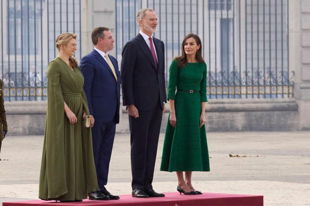 March 5, 2026, Madrid, Madrid, Spain: KING FELIPE VI of SPAIN and QUEEN LETIZIA of SPAIN receive GRAND DUKE GUILLAUME of LUXEMBOURG and GRAND DUCHESS STEPHANIE of LUXEMBOURG Madrid Spain - ZUMAc260 20260305_zep_c260_050 Copyright: xMikexChicorrox