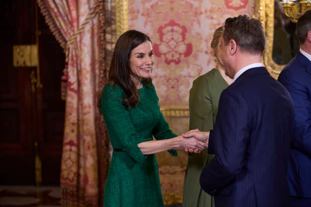 March 5, 2026, Madrid, Madrid, Spain: QUEEN LETIZIA of SPAIN recieves Grand Duchess STEPHANIE of LUXEMBOURG Madrid Spain - ZUMAc260 20260305_zep_c260_051 Copyright: xMikexChicorrox