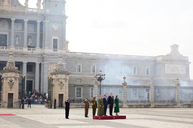 March 5, 2026, Madrid, Madrid, Spain: KING FELIPE VI of SPAIN and QUEEN LETIZIA of SPAIN receive GRAND DUKE GUILLAUME of LUXEMBOURG and GRAND DUCHESS STEPHANIE of LUXEMBOURG Madrid Spain - ZUMAc260 20260305_zep_c260_054 Copyright: xMikexChicorrox
