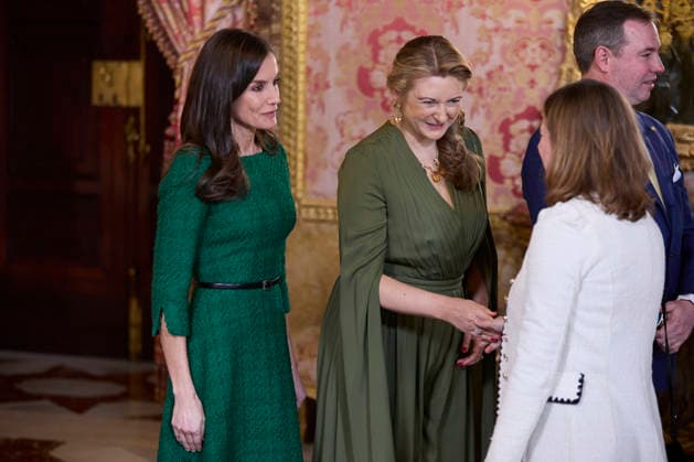 March 5, 2026, Madrid, Madrid, Spain: QUEEN LETIZIA of SPAIN recieves Grand Duchess STEPHANIE of LUXEMBOURG Madrid Spain - ZUMAc260 20260305_zep_c260_063 Copyright: xMikexChicorrox