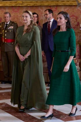 March 5, 2026, Madrid, Madrid, Spain: QUEEN LETIZIA of SPAIN recieves Grand Duchess STEPHANIE of LUXEMBOURG Madrid Spain - ZUMAc260 20260305_zep_c260_064 Copyright: xMikexChicorrox