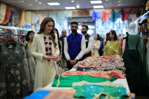 . 05 03 2026. Leicester ,United Kingdom. Kate Middleton, the Princess of Wales , during a visit to the ÔThe Golden MileÕ in Leicester, United Kingdom.  xi-Imagesx xPoolx IIM-26613-0057