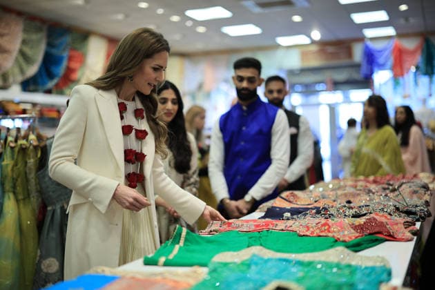. 05 03 2026. Leicester ,United Kingdom. Kate Middleton, the Princess of Wales , during a visit to the ÔThe Golden MileÕ in Leicester, United Kingdom.  xi-Imagesx xPoolx IIM-26613-0058