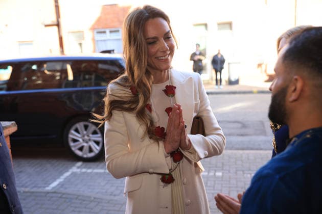 . 05 03 2026. Leicester ,United Kingdom. Kate Middleton, the Princess of Wales , during a visit to the ÔThe Golden MileÕ in Leicester, United Kingdom.  xi-Imagesx xPoolx IIM-26613-0062