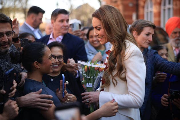 . 05 03 2026. Leicester ,United Kingdom. Kate Middleton, the Princess of Wales , during a visit to the ÔThe Golden MileÕ in Leicester, United Kingdom.  xi-Imagesx xPoolx IIM-26613-0068