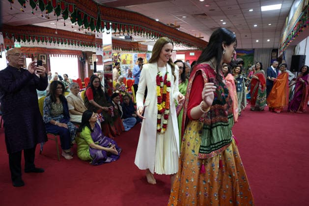 . 05 03 2026. Leicester ,United Kingdom. Kate Middleton, the Princess of Wales , during a visit to the the Shreeji Dham Haveli Hindu Temple Õin Leicester, United Kingdom.  xi-Imagesx xPoolx IIM-26613-0074