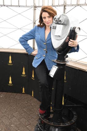 NEW YORK, NY- MARCH 5: Alanna Ubach pictured as the cast of TED visit the Empire State Building to Celebrate it™s Season 2 Premiere on Peacock on March 5, 2026 in New York City. Copyright: xmpi099 MediaPunchx