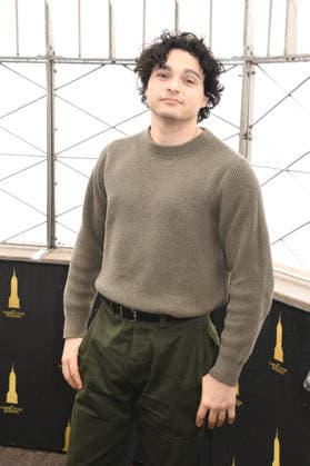 NEW YORK, NY- MARCH 5: Max Burkholder pictured as the cast of TED visit the Empire State Building to Celebrate it™s Season 2 Premiere on Peacock on March 5, 2026 in New York City. Copyright: xmpi099 MediaPunchx