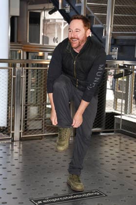 NEW YORK, NY- MARCH 5: Scott Grimes pictured as the cast of TED visit the Empire State Building to Celebrate it™s Season 2 Premiere on Peacock on March 5, 2026 in New York City. Copyright: xmpi099 MediaPunchx