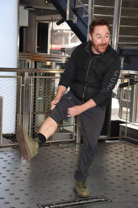 NEW YORK, NY- MARCH 5: Scott Grimes pictured as the cast of TED visit the Empire State Building to Celebrate it™s Season 2 Premiere on Peacock on March 5, 2026 in New York City. Copyright: xmpi099 MediaPunchx