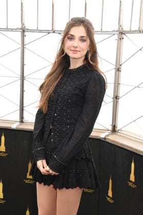 NEW YORK, NY- MARCH 5: Giorgia Whigham pictured as the cast of TED visit the Empire State Building to Celebrate it™s Season 2 Premiere on Peacock on March 5, 2026 in New York City. Copyright: xmpi099 MediaPunchx