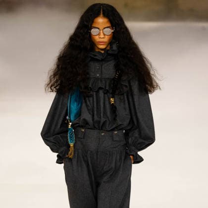 Paris fashion week Womenwear FALL WINTER 2026 2027 CHLOE 5th March 2026 sylvie lefort photography MAXPPP 05 03 2026 @sylvie Lefort Photography MAXPPP 05 03 26 Models present creations from the Womenswear FALL WINTER 2026 2027collection by CHLOE during the Paris Fashion Week, in Paris, France 5th March 2026 The presentation of the Womens collections from March 2nd to March 10th 26  Copyright: xMAXPPPxsylviexlefortxphotographyx LFR202603055189 LFR202603055189