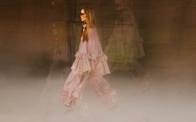 Paris fashion week Womenwear FALL WINTER 2026 2027 CHLOE 5th March 2026 sylvie lefort photography MAXPPP 05 03 2026 @sylvie Lefort Photography MAXPPP 05 03 26 Models present creations from the Womenswear FALL WINTER 2026 2027collection by CHLOE during the Paris Fashion Week, in Paris, France 5th March 2026 The presentation of the Womens collections from March 2nd to March 10th 26  Copyright: xMAXPPPxsylviexlefortxphotographyx LFR202603055201 LFR202603055201