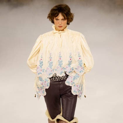 Paris fashion week Womenwear FALL WINTER 2026 2027 CHLOE 5th March 2026 sylvie lefort photography MAXPPP 05 03 2026 @sylvie Lefort Photography MAXPPP 05 03 26 Models present creations from the Womenswear FALL WINTER 2026 2027collection by CHLOE during the Paris Fashion Week, in Paris, France 5th March 2026 The presentation of the Womens collections from March 2nd to March 10th 26  Copyright: xMAXPPPxsylviexlefortxphotographyx LFR202603055202 LFR202603055202