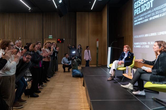Gisèle Pelicot presents the memoir A hymn to life in Barcelona Gisèle Pelicot i during the presentation of the memoir A hymn to life , with journalist Neus Tomàs d , a 5 March 2026, in Barcelona, Cataluna Espana Pelicot has published the book A hymn to life in which she narrates in the book her memories when one morning in November 2020 she discovered that her husband had been drugging and raping her in secret, and inviting strangers to her home to abuse her Four years later Pelicot decided to give up her anonymity when the trial began against her husband and fifty other men declaring that shame must change sides 05 MARCH 2026 MEMOIRS PELICOT BOOK PRESENTATION Lorena Sopê Barcelona Cataluna Barcelona Cataluna Spain  Copyright: xLorenaxSopÃªnax 7341505