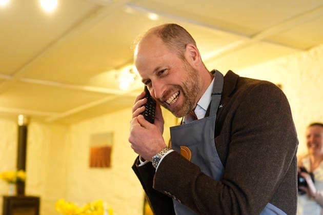 . 05 03 2026. Heston, United Kingdom. Prince William during a visit to the Gear Farm Pasty Company, a family-run farm known for producing traditional Cornish pasties in Heston, Cornwall, United Kingdom.  xPoolx xi-Imagesx IIM-26614-0013
