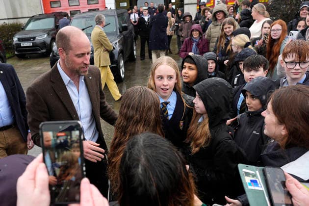 . 05 03 2026. Heston, United Kingdom. Prince William during a visit to Helston Community Fire Station in Heston, Cornwall, United Kingdom.  xPoolx xi-Imagesx IIM-26614-0031