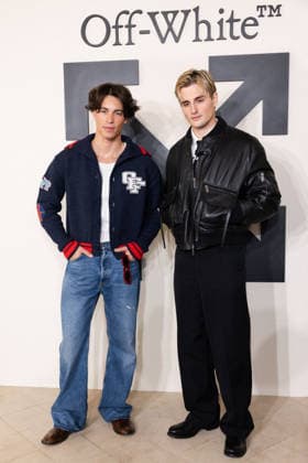 PFW - Off White Photocall Tim Schaecker and Luis Freitag attends the Off-White Womenswear Fall Winter 2026-2027 show as part of Paris Fashion Week (PFW) on March 5, 2026 in Paris, France. Photo by Alexis Jumeau ABACAPRESS.COM Paris France  Copyright: xJumeauxAlexis ABACAx
