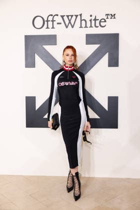PFW - Off White Photocall Evelyn Kazantzoglou attends the Off-White Womenswear Fall Winter 2026-2027 show as part of Paris Fashion Week (PFW) on March 5, 2026 in Paris, France. Photo by Alexis Jumeau ABACAPRESS.COM Paris France  Copyright: xJumeauxAlexis ABACAx