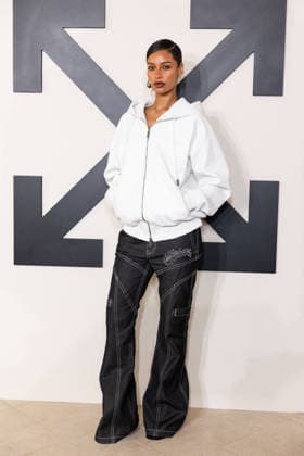 PFW - Off White Photocall Jamilla Strand attends the Off-White Womenswear Fall Winter 2026-2027 show as part of Paris Fashion Week (PFW) on March 5, 2026 in Paris, France. Photo by Alexis Jumeau ABACAPRESS.COM Paris France  Copyright: xJumeauxAlexis ABACAx