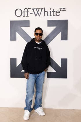 PFW - Off White Photocall Kid Cudi attends the Off-White Womenswear Fall Winter 2026-2027 show as part of Paris Fashion Week (PFW) on March 5, 2026 in Paris, France. Photo by Alexis Jumeau ABACAPRESS.COM Paris France  Copyright: xJumeauxAlexis ABACAx