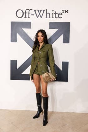 PFW - Off White Photocall Ming Lee Simons attends the Off-White Womenswear Fall Winter 2026-2027 show as part of Paris Fashion Week (PFW) on March 5, 2026 in Paris, France. Photo by Alexis Jumeau ABACAPRESS.COM Paris France  Copyright: xJumeauxAlexis ABACAx