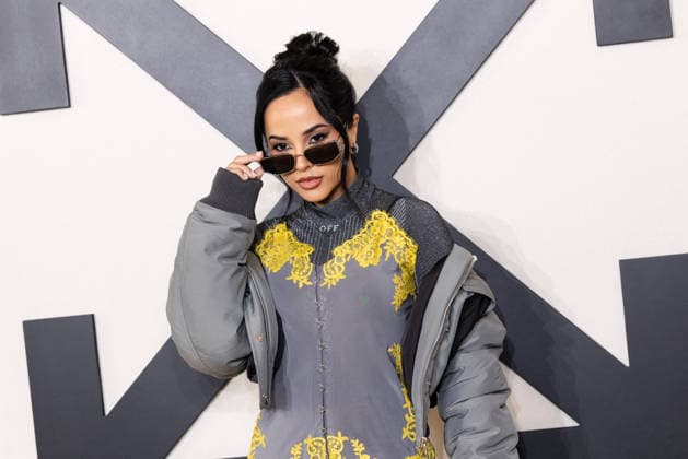 PFW - Off White Photocall Becky G attends the Off-White Womenswear Fall Winter 2026-2027 show as part of Paris Fashion Week (PFW) on March 5, 2026 in Paris, France. Photo by Alexis Jumeau ABACAPRESS.COM Paris France  Copyright: xJumeauxAlexis ABACAx