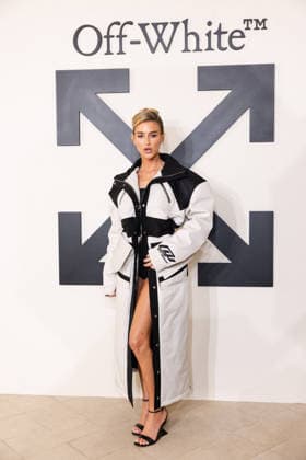 PFW - Off White Photocall Emili Sindlev attends the Off-White Womenswear Fall Winter 2026-2027 show as part of Paris Fashion Week (PFW) on March 5, 2026 in Paris, France. Photo by Alexis Jumeau ABACAPRESS.COM Paris France  Copyright: xJumeauxAlexis ABACAx