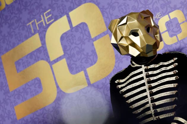 Eine Löwenkopf-Figur bei der Premiere der 3. Staffel der Amazon Prime Video Reality-Show The 50 im Cinedom. (Themenbild, Symbolbild) Köln, 05.03.2026 NRW Deutschland Copyright: xChristophxHardtx